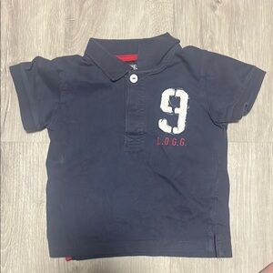 Kids Navy Blue Polo Shirt